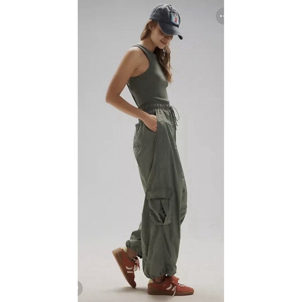 Daily Practice By Anthropologie Messa Sleeveless Jumpsuit Utility Cargo Pants M